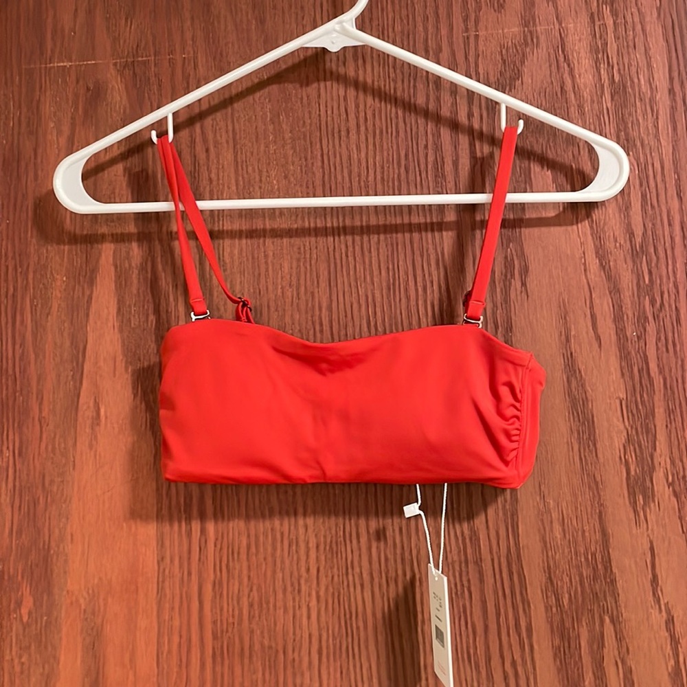 NWT Andie The Bora Bora Bikini Swim Top Chili Pepper